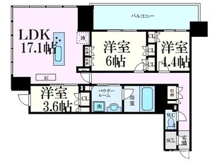 RJR堺筋本町タワーの物件間取画像